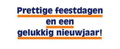prettige feestdagen en een gelukkig nieuwjaar VVD