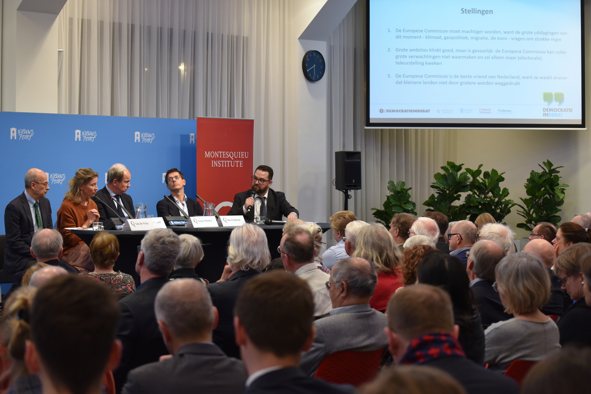 v.l.n.r.: Gijs de Vries, Anke Truijen, Bas Eickhout en Anne Mulder