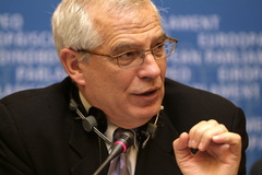 Conférence de presse du Chancelier autrichien M. Schüssel et du Prés. M. Borrell