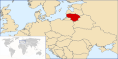 Litouwen op de kaart