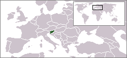 Slovenië op de kaart