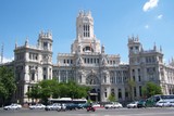 Madrid, Het Palacio de Comunicaciones aan het Plaza de Cibeles.