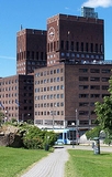 Oslo, Noorwegen. Stadhuis