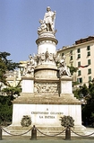 Columbus-monument in Genua, Italië.