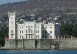 Castello di Miramare in Triëst, Italië.