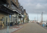 De kade in Urk 