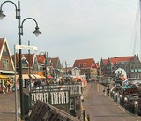 De haven van Volendam