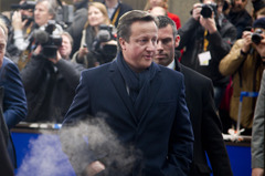 Britse premier Cameron