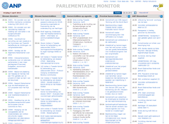 Screenshot Parlementaire Monitor
