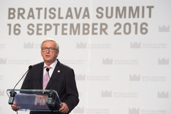Jean-Claude Juncker op informele Europese top 16 september 2016