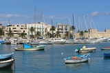 Haven in Bari, Zuid-Italië