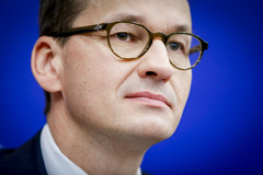 Persconferentie na debat over Toekomst van Europa met Mateusz Morawiecki