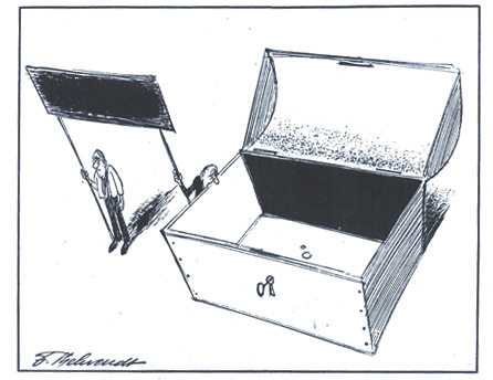 Spotprent Behrend 2 decemeber 1982, Het Parool