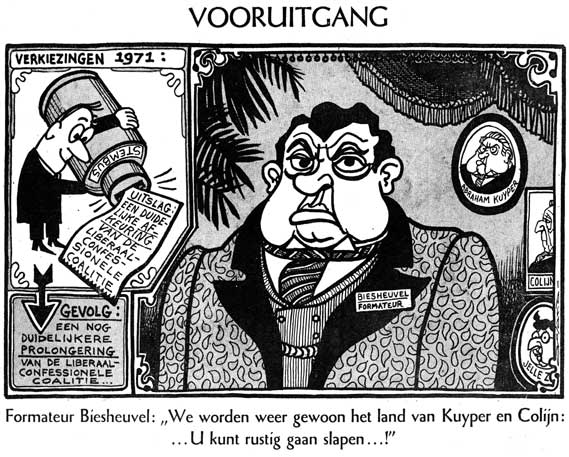 Spotprent kabinet Biesheuvel I
