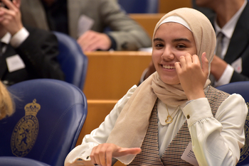 Foto's Tweede dag Algemene Vergaderingen van het Model European Parliament Nederland 2019