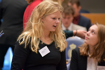 Foto's Tweede dag Algemene Vergaderingen van het Model European Parliament Nederland 2019