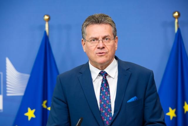 Maro efčovič, vicevoorzitter van de Europese Commissie